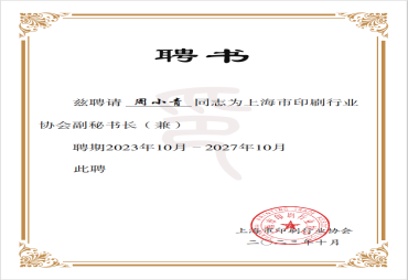 Deputy Secretary-General of Shanghai Printing Industry Association